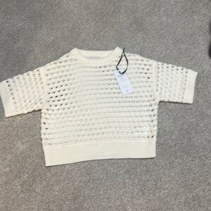 BNWT Varley Claybourne Knit Shirt, small